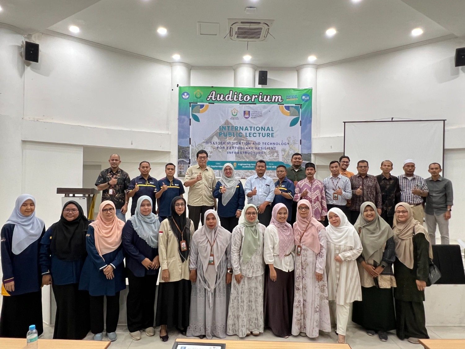 Jurusan Teknik Sipil Unimal Gelar International Public Lecture Bersama UiTM Malaysia