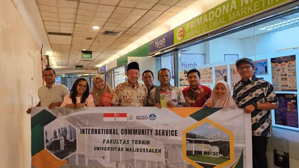Dosen Fakultas Teknik Unimal PKM ke Singapura, Kupas Pola Ruang Kerajaan Samudera Pasai