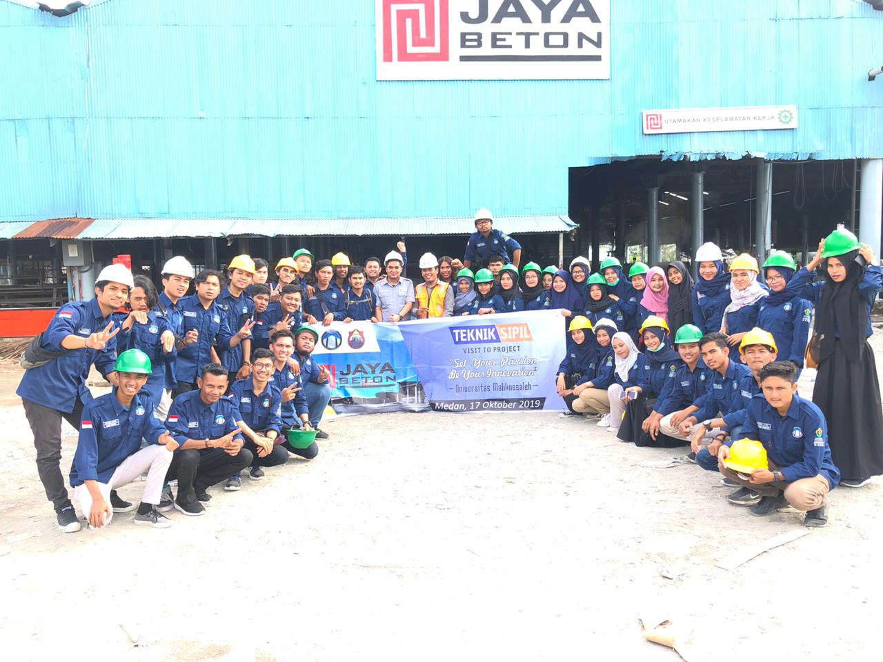 Teknik Sipil Unimal Kunjungan Industri ke PT Jaya Beton Indonesia
